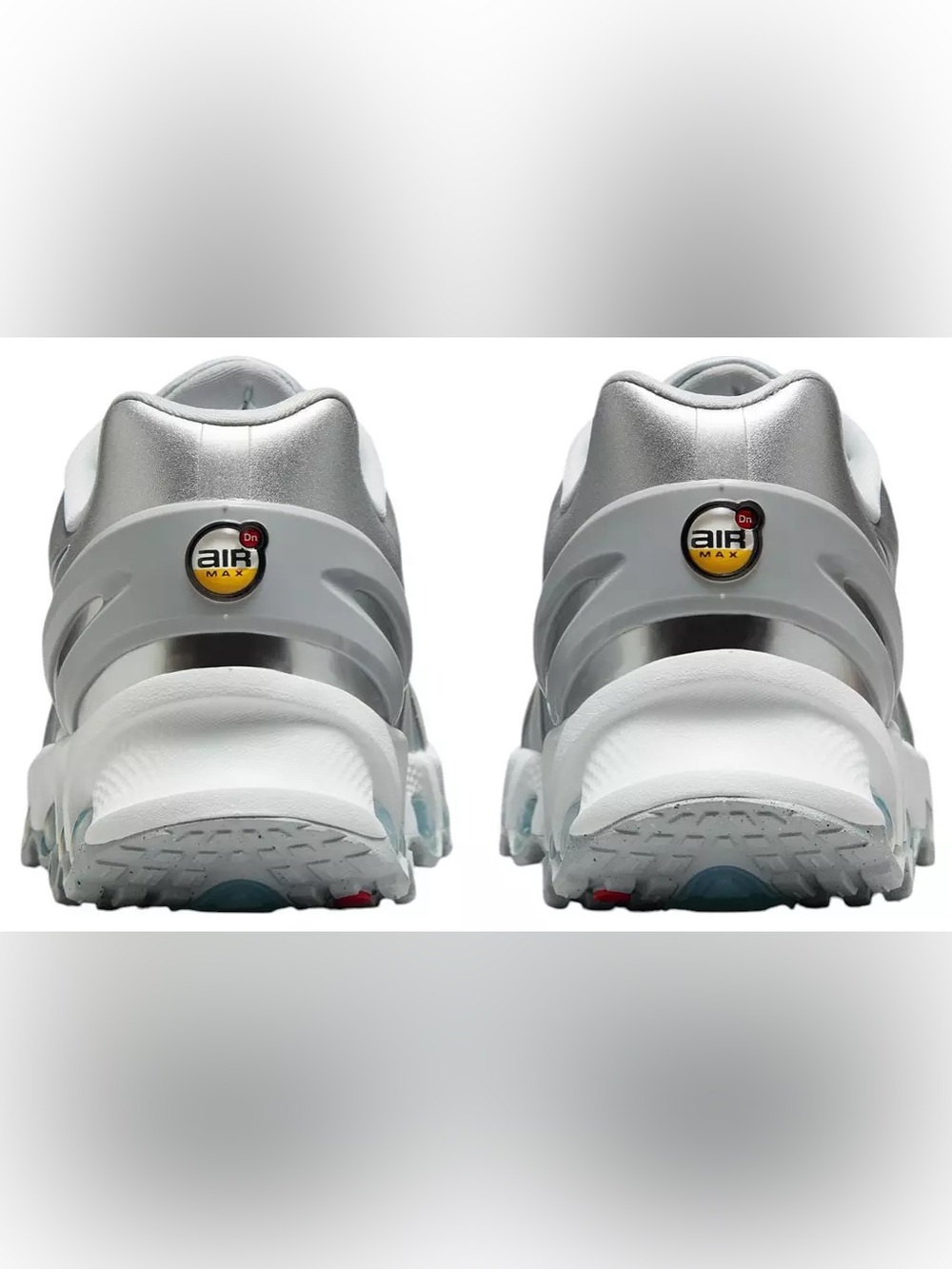 Nike Women's Air Max Dn8 Silver Metallic Light Gray Athletic Sneakers - Picture 2 of 6